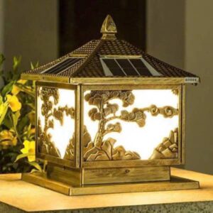 Đèn Cổng Nhôm Đúc 02