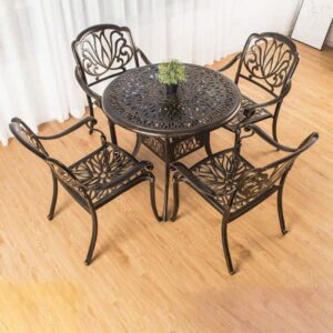 Xích Đu Và Bộ Bàn Ghế Nhôm Đúc 04